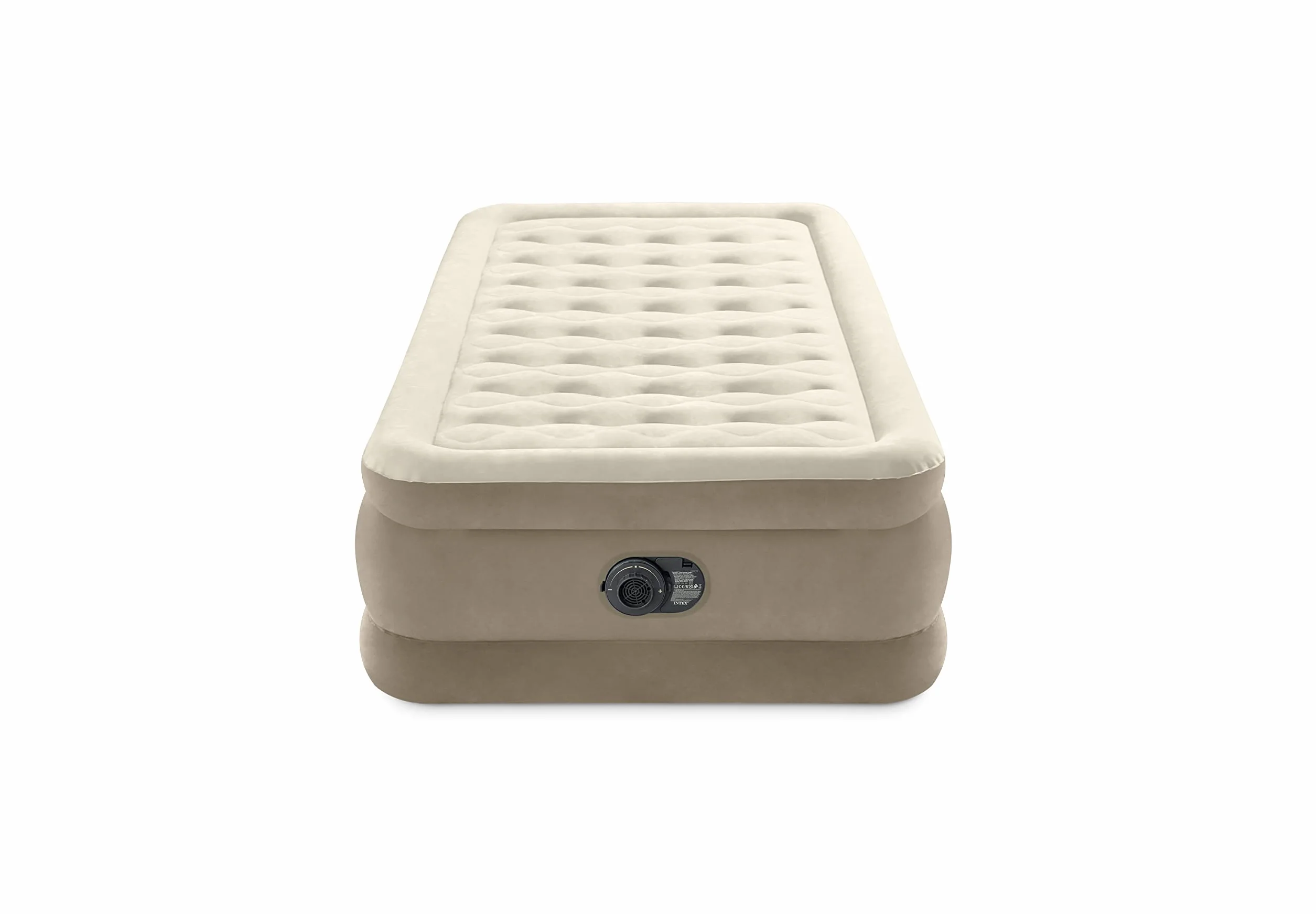 Intex 64426ND - Materasso Dura-Beam Ultra Plush Singolo, con Pompa Elettrica Incorporata, 99x191x46 cm