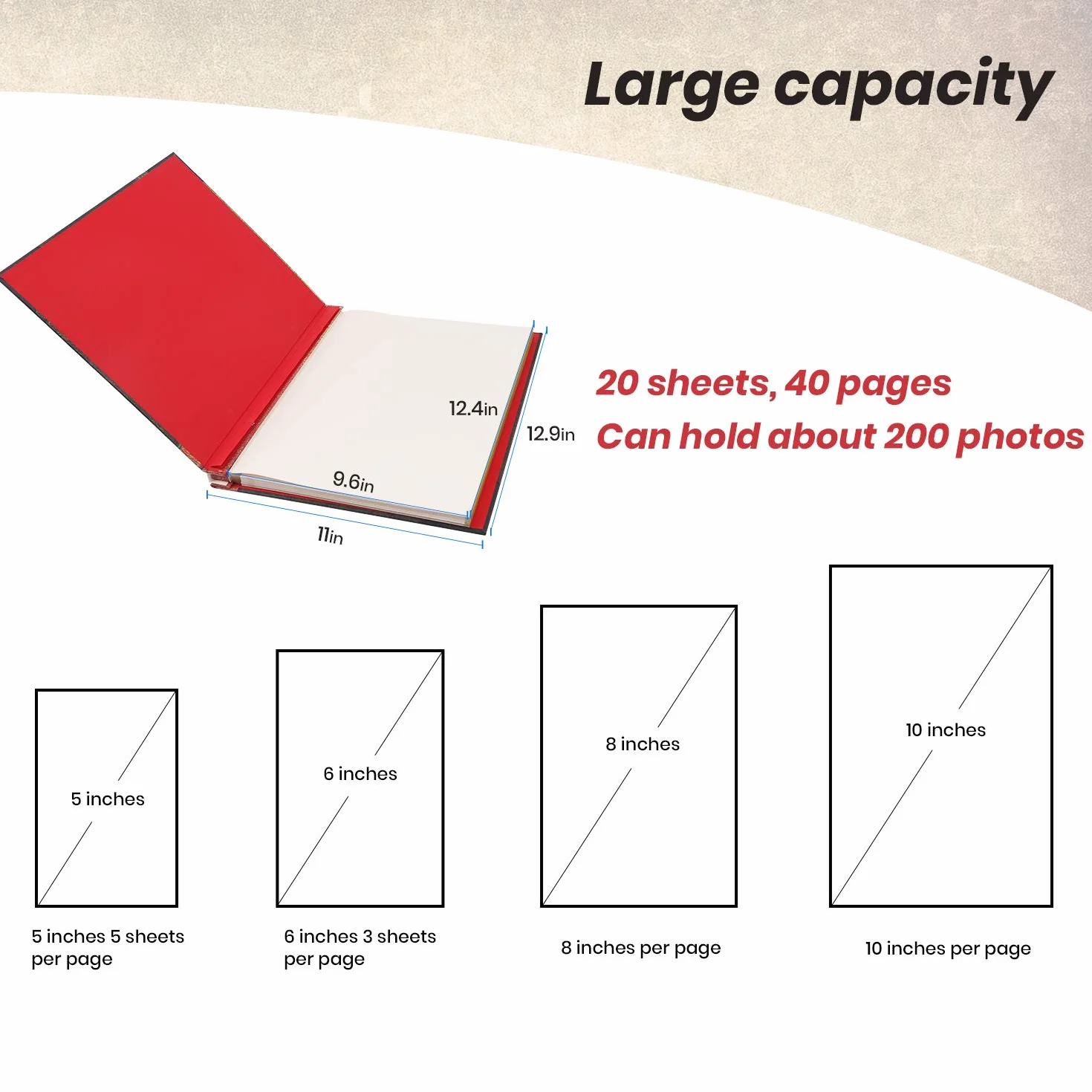 Magnetyczny album fotograficzny z samoprzylepną stroną, nasz album przygodowy, ręcznie wykonany, zrób to sam, na rocznicę ślubu, dla rodziny, mieści zdjęcia 8 x 15, 10 x 15 cm, 15 x 20 cm