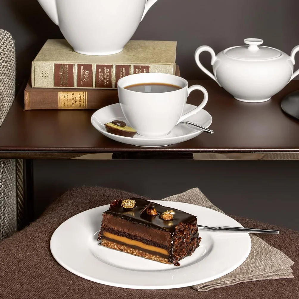 Villeroy & Boch 10-4545-2650 Anmut talerz śniadaniowy, porcelana, biały