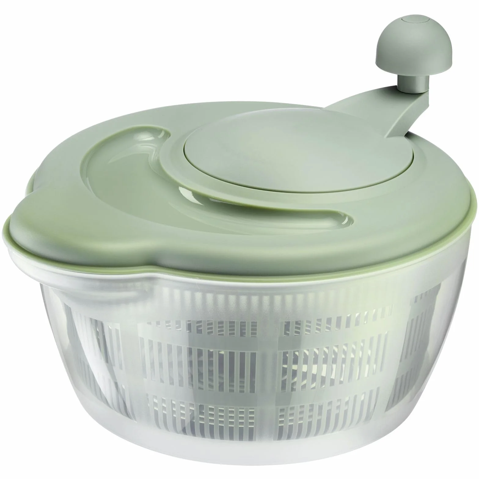 Westmark Wirówka do Sałaty, Pojemność 5 Litrów, Ø 26 cm, Tworzywo Sztuczne, Bpa-Free, Fortuna, Kolor Przezroczysty, Zielony, 2432224M