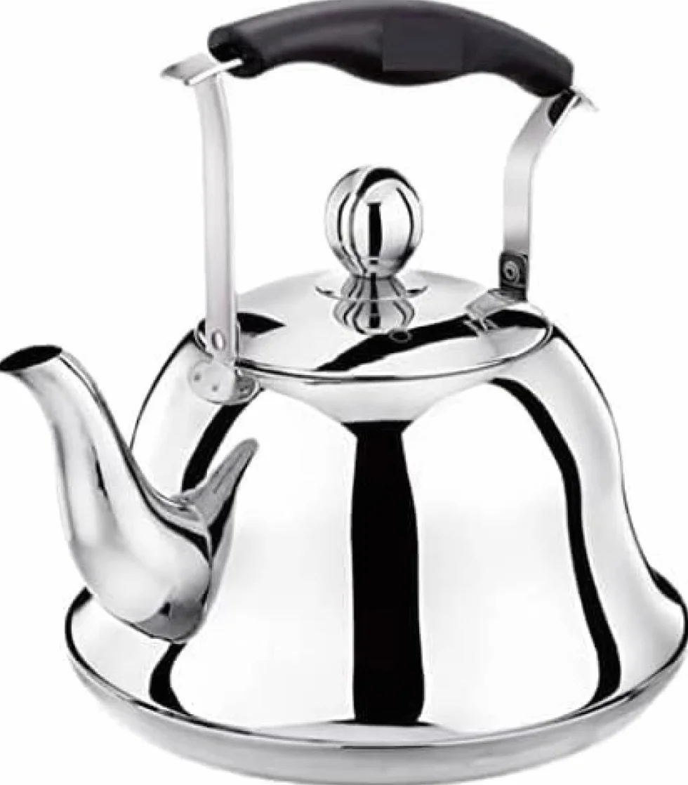 Czajnik ze stali nierdzewnej, Czajnik do herbaty Czajnik-Złoty||4L(Silver,4L)