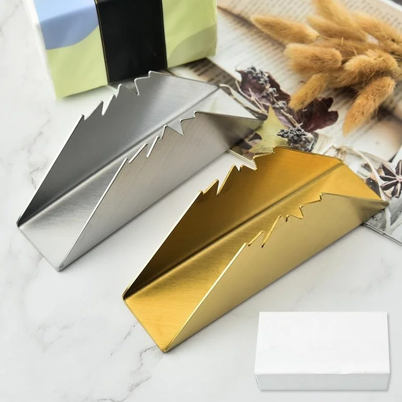 1-3PCS Mountain Stainless Steel Serwetnik Organizer na serwetki wolnostojący uchwyt na serwetki do stołów kuchennych i jadalnych