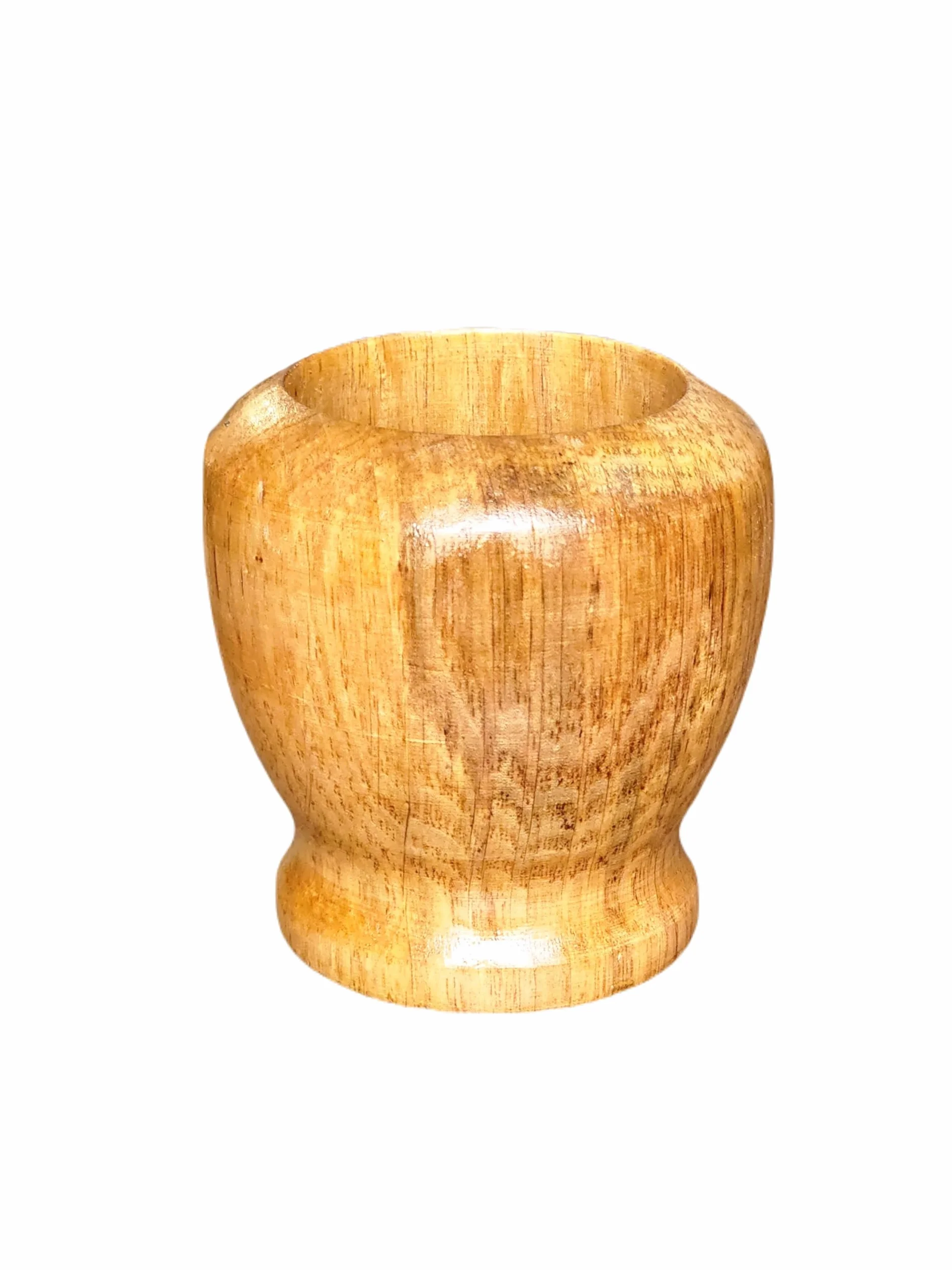 Argentyńskie ręcznie rzeźbione naturalne drewno chlebowe matowe z żarówką, Yerba Mate Gourd Cup, Mate Becher, Matte Cup
