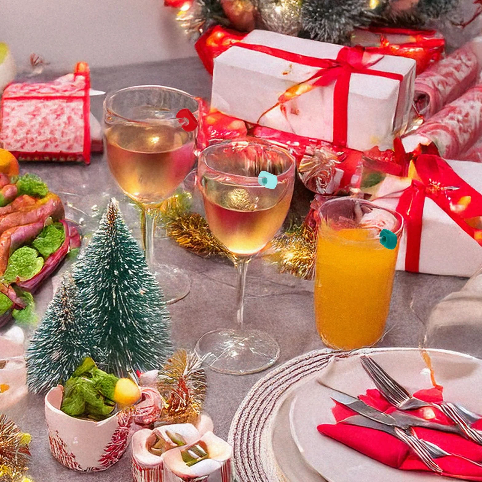 Yuanchu Znacznik do szklanek, 24 szt., do szkła, wielokrotnego użytku, silikonowe, do wino, kieliszków do wino, oznaczania szlachetnych napojów, markerów szklanych, baru