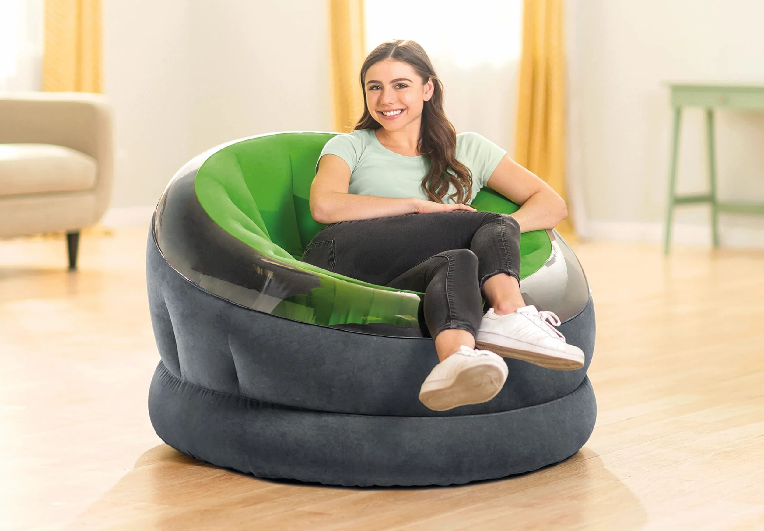 Intex Empire Chair nadmuchiwany fotel – 112 x 109 x 69 cm – różne kolory