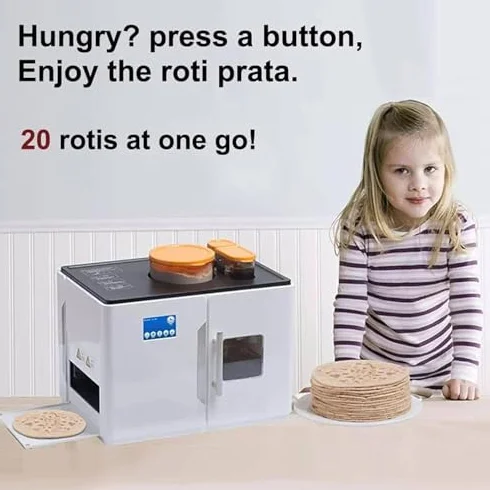 W pełni automatyczna maszyna do pieczenia, elektryczna i do pieczenia chleba, 20 sztuk za jednym kliknięciem w partii, idealna do pity, kukurydzy i mąki, 220 V