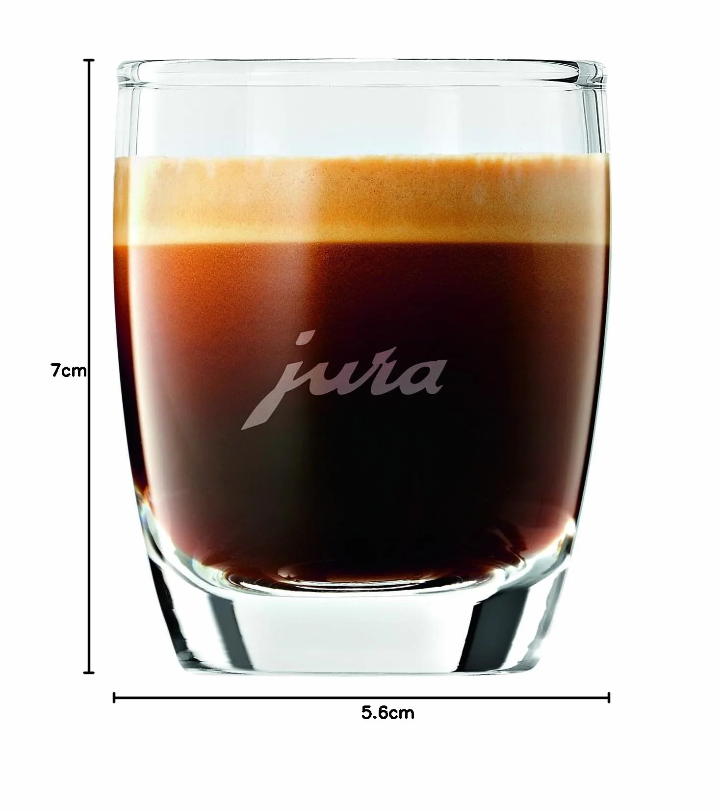 Jura 71451 szklanki do espresso, zestaw 2 szt
