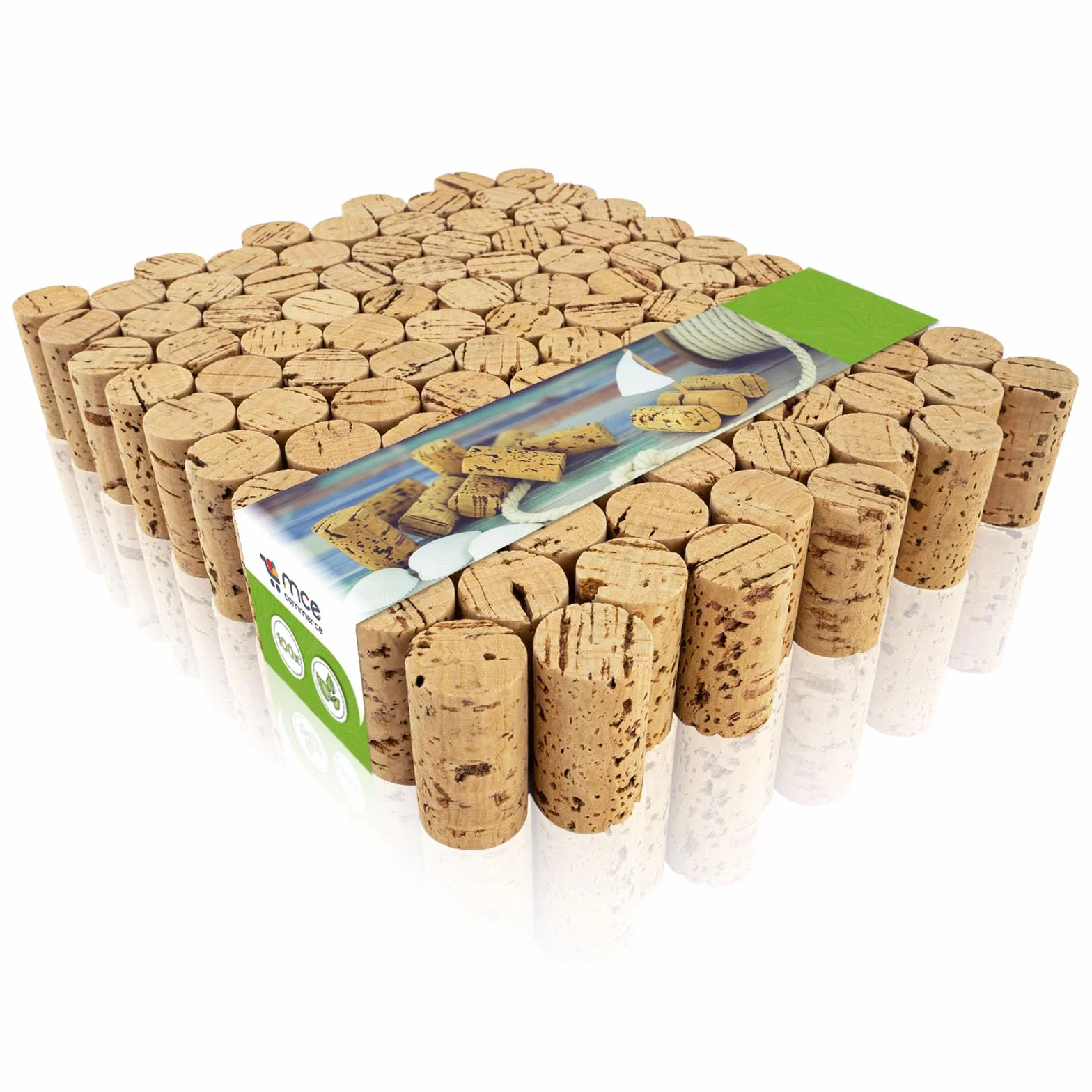 Weinkorken, wino, naturalne korki do rękodzieła i dekoracji, 100 sztuk, średnica 2,5 cm, długość 4,5 cm, Ø 2,5 cm, długość 4,5 cm