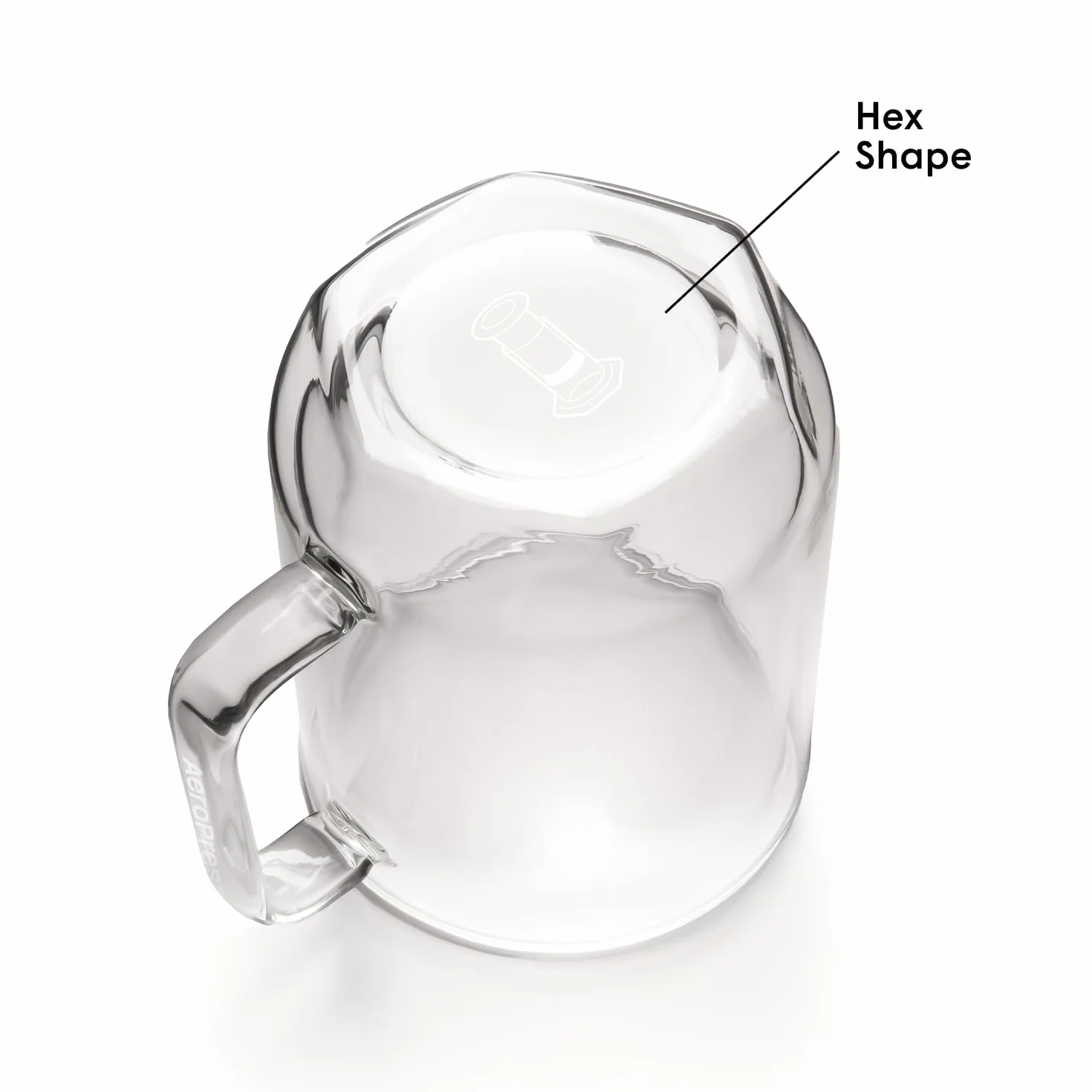 AeroPress Double Wall Glass Coffee Mug Szklanki z Podwójnymi Ściankami z Borokrzemowego Szkła. Przezroczyste Kubki z Uchwytami, Szeroką Podstawą, Grubym Szkłem – zaprojektowane do parzenia z AeroPress