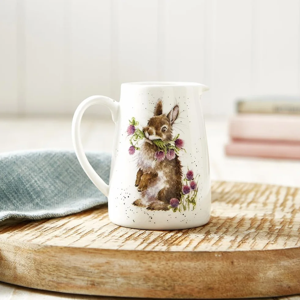 Royal Worcester Wrendale Deigns Kleine Posie lub pojedynczy krem 125 ml dzbanek królik