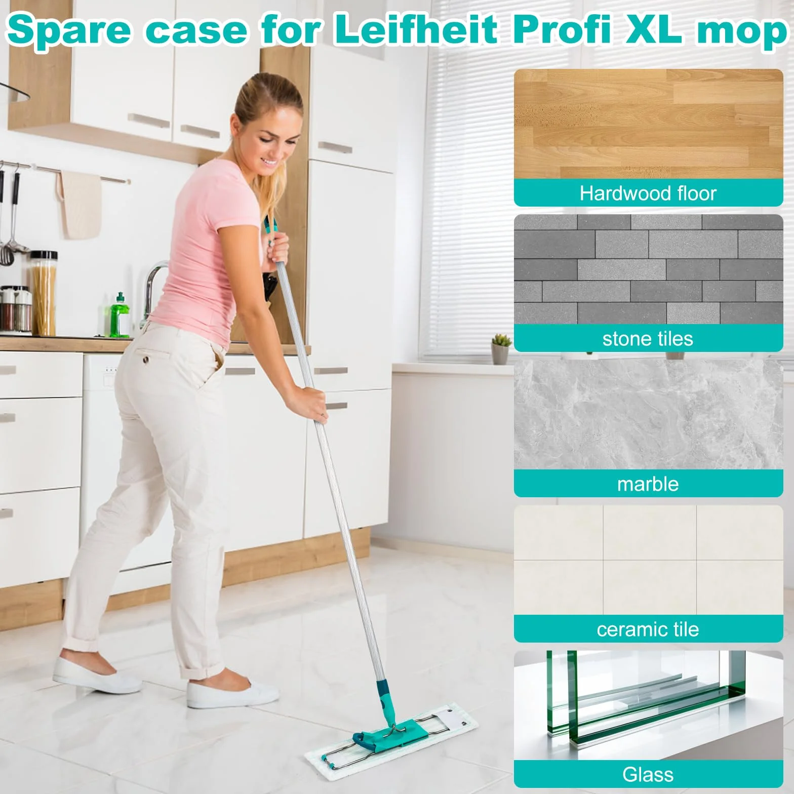 Profi XL Micro Duo Cotton Plus nakładka do mopa Leifheit