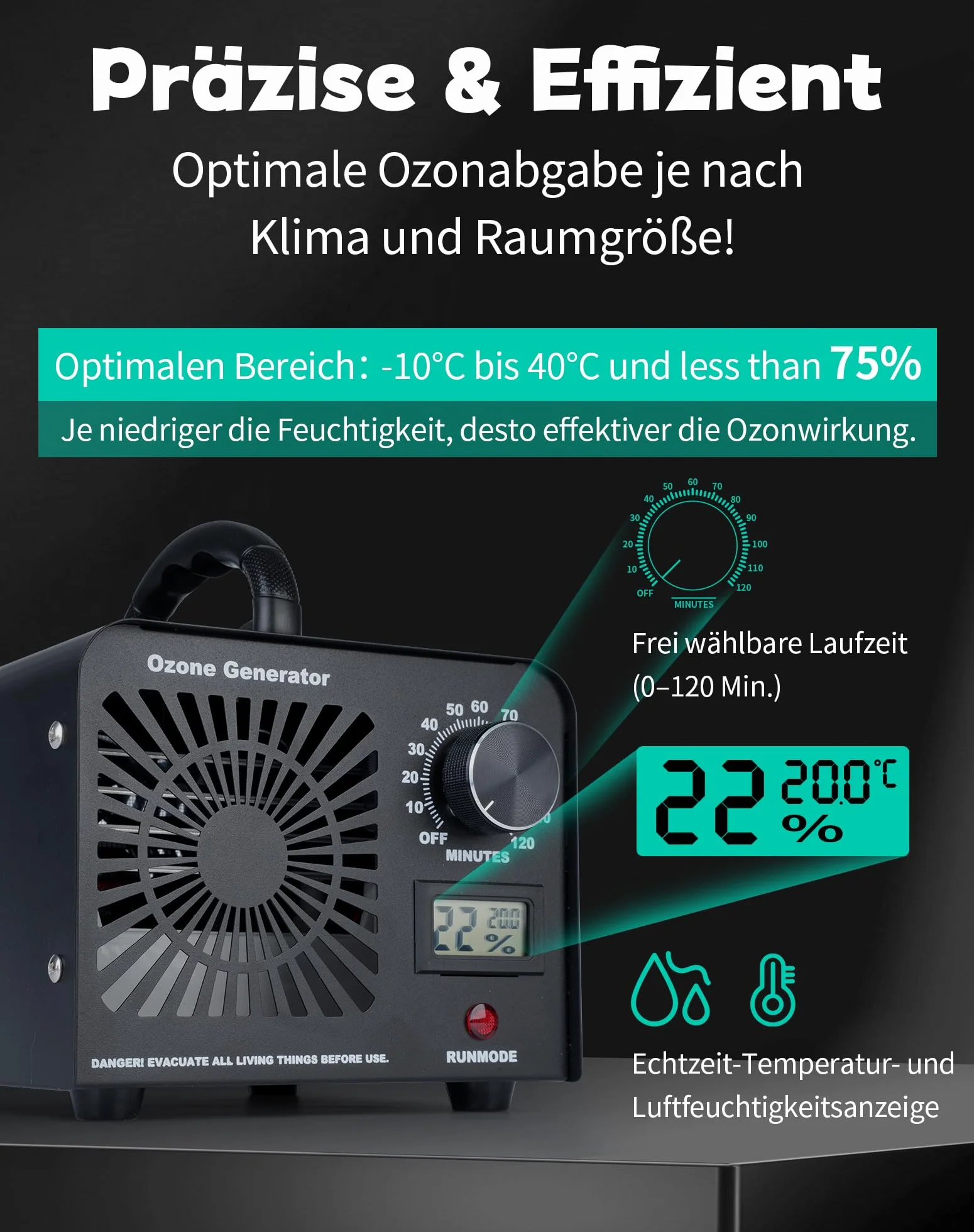 Generator ozonu O3 Ozon oczyszczacz powietrza