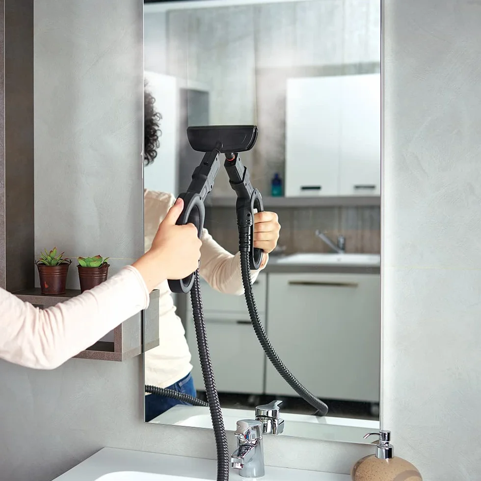 Polti Vaporetto Smart 100_T Steam Cleaner 4 bar myjka wysokociśnieniowa 9 akcesoriów biały turkusowy