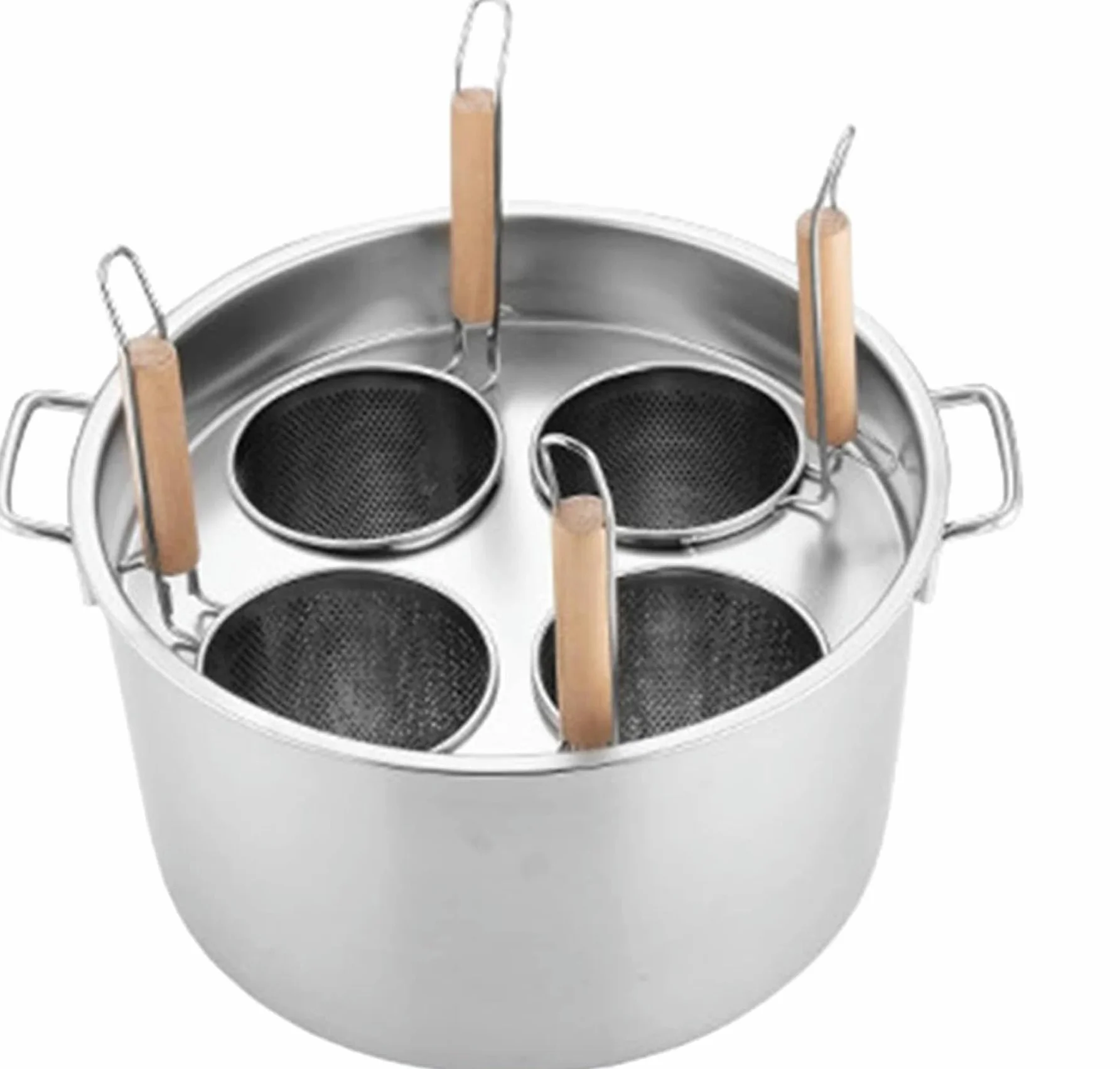 Garnek do makaronu - Multipots, stal nierdzewna z sitkiem, garnek z koszem do gotowania na parze