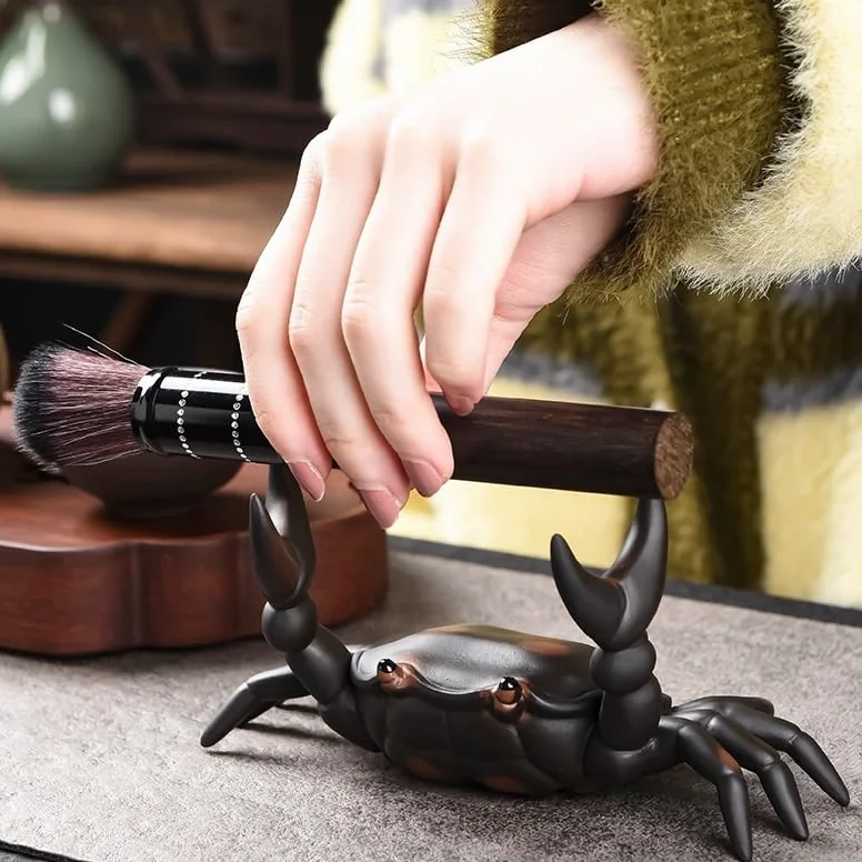 Herbata Zwierzęta Ceramiczne Fioletowy Piasek Kung Fu Zestaw Herbaty Kreatywna Herbata Ozdoby dla Zwierząt Krab Herbata Zabawa Stół Zwierzę Fortuna Figurki