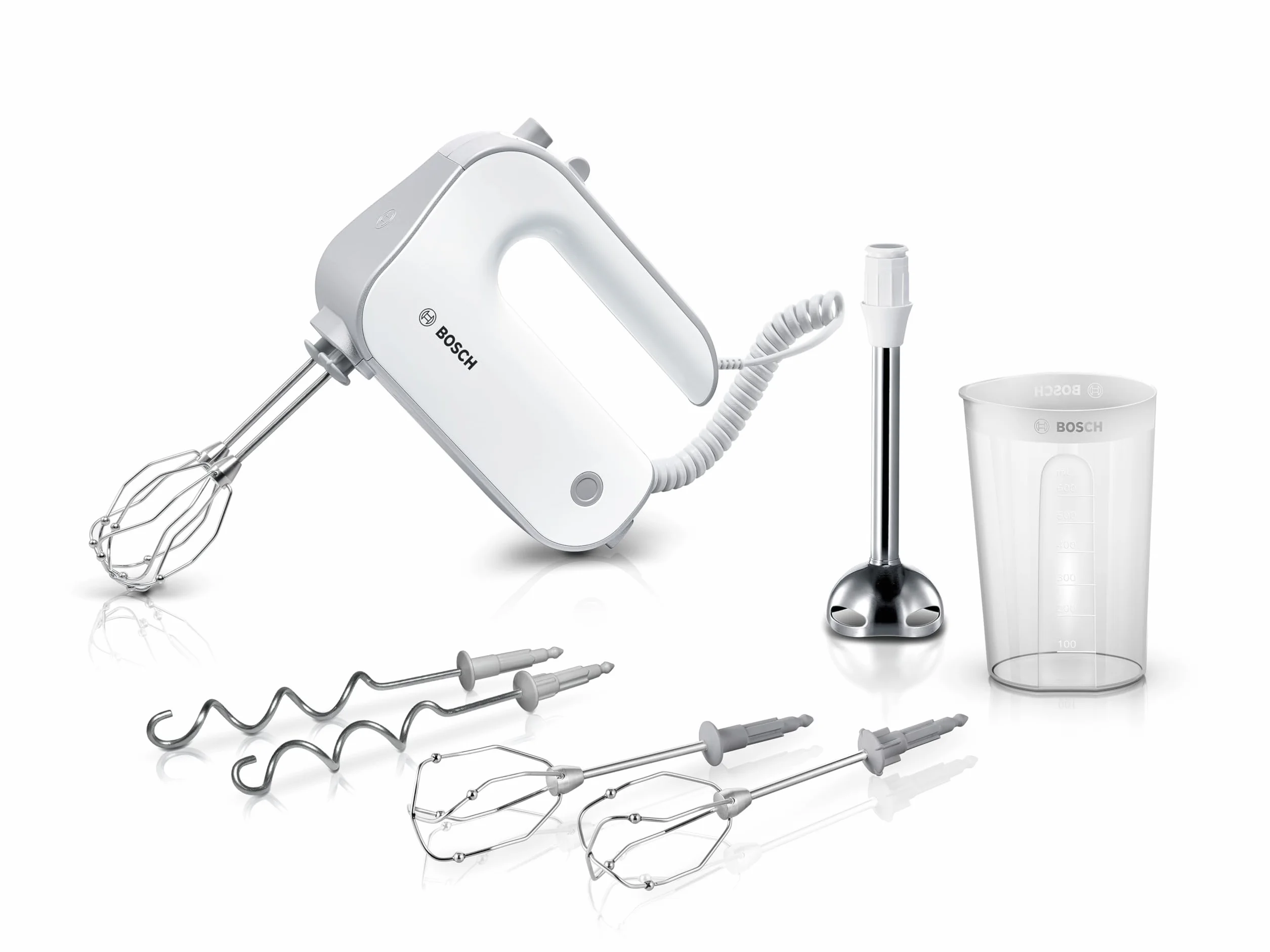 Bosch Hausgeräte Styline Mikser, Biały/Srebrny, ‎19,99 x 7,49 x 14,2 cm; 1,5 kg
