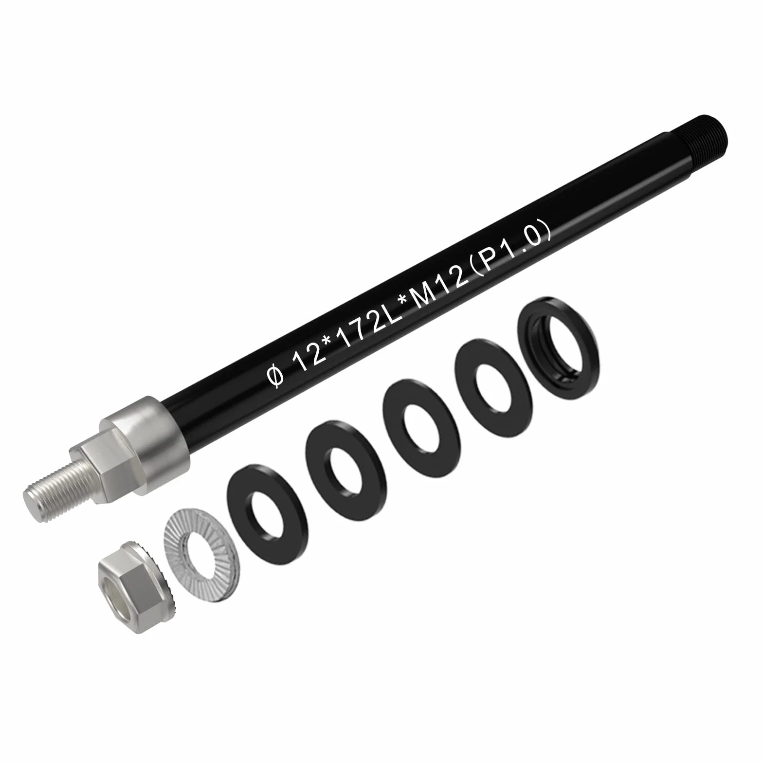Adapter osi wtykowej M12 do przyczepki rowerowej, adapter osi wtykowej, regulowana długość trzpienia