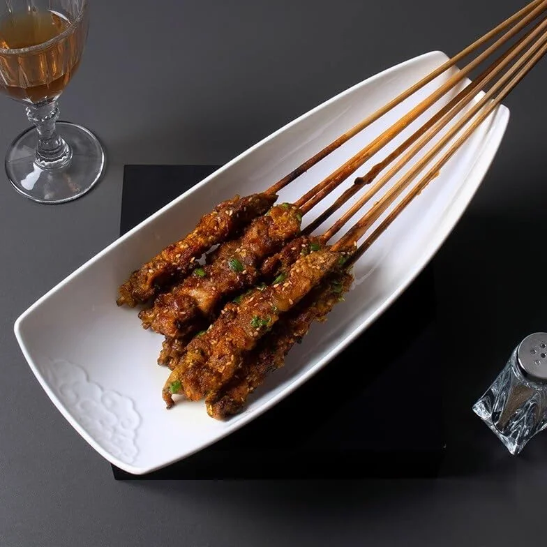 TEESONG Talerz obiadowy talerze do naczyń 9 cali hotel restauracja specjalna przekąska zimne danie talerz grill komercyjny artystyczny koncepcja kreatywna ceramiczna zastawa stołowa talerz obiadowy