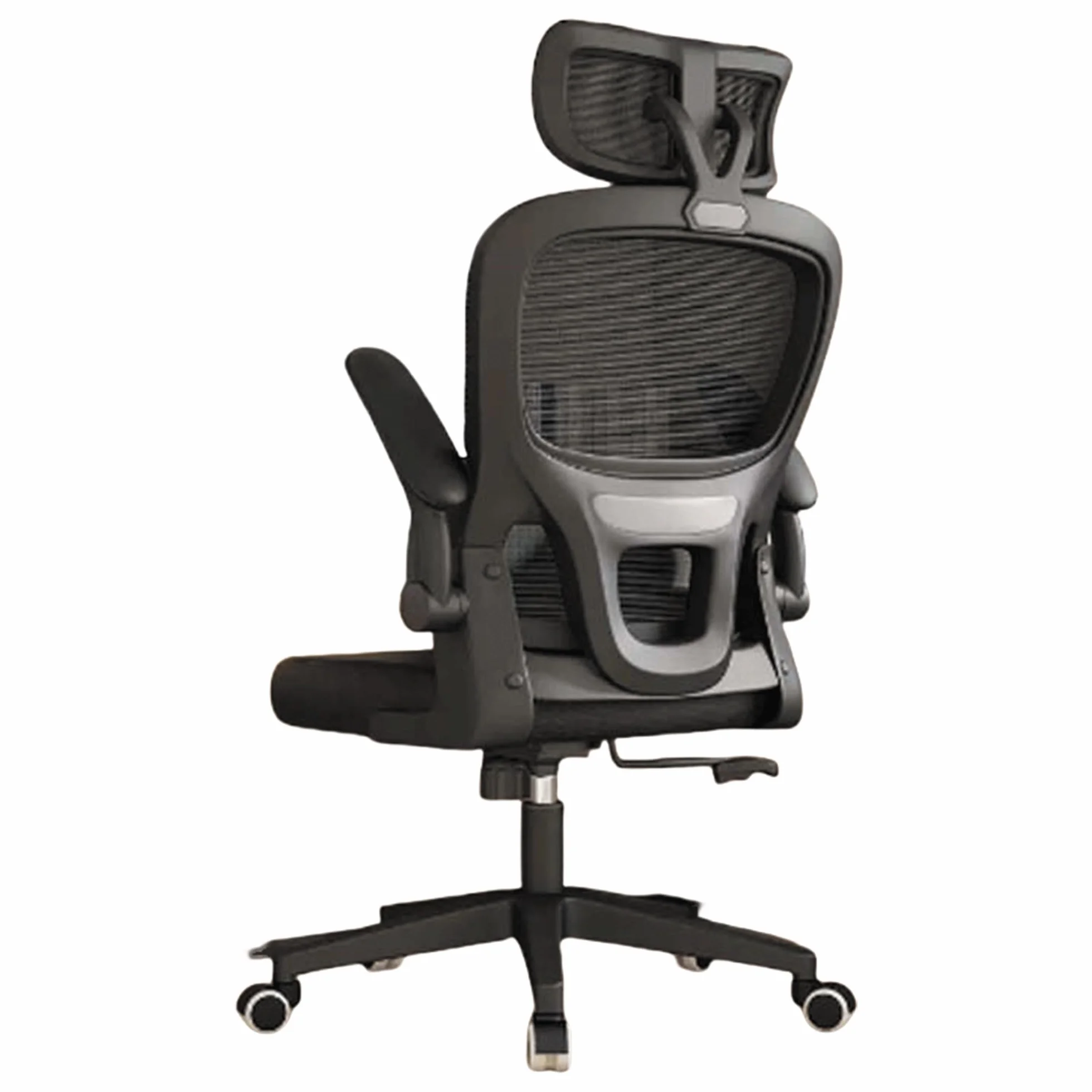 Wygodne krzesło komputerowe, nowoczesne krzesło biurowe do gier i biura z funkcją obrotu, oparcie z regulacją wysokości (kąt nachylenia 30°), ergonomiczny materiał siatkowy, dynamiczny l