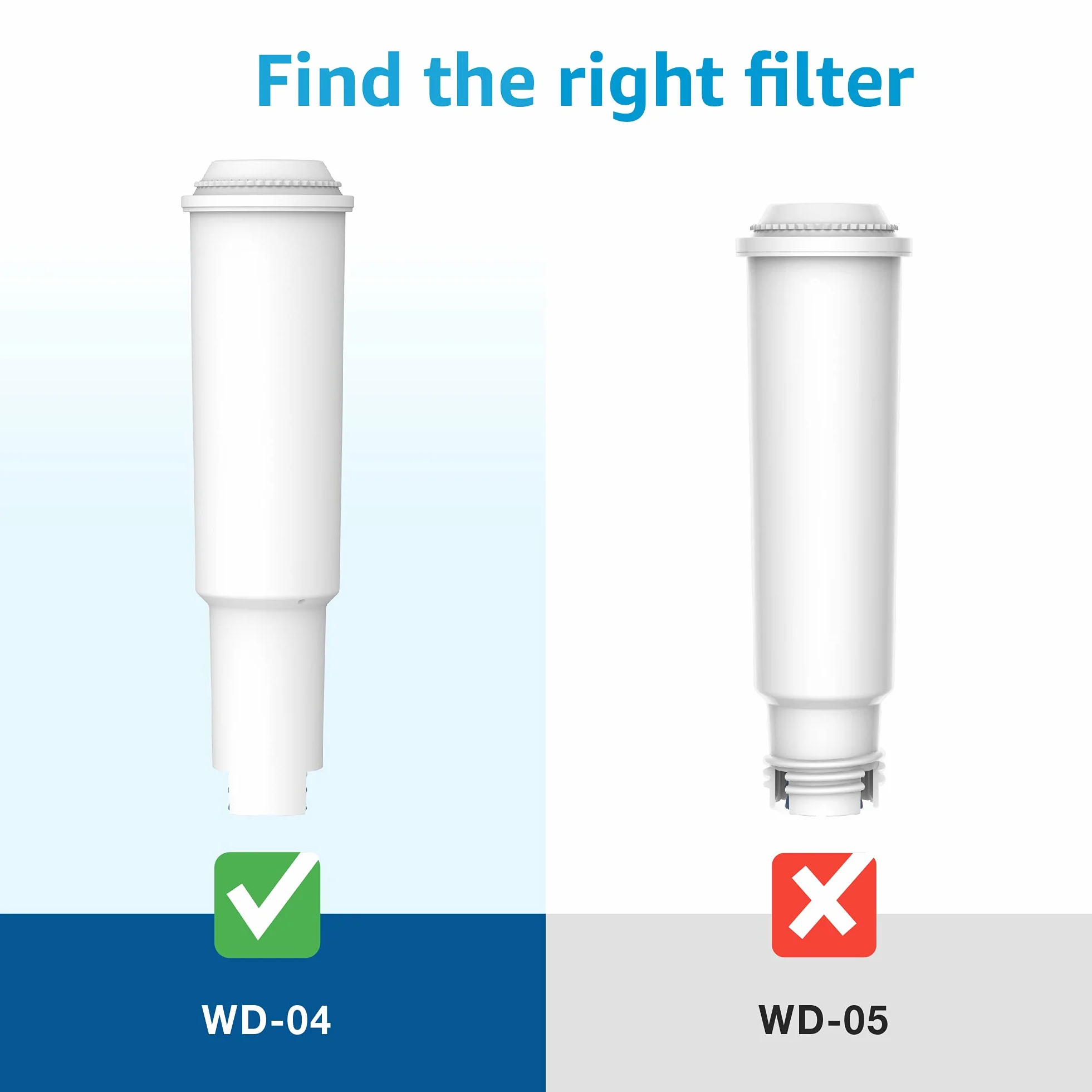 Waterdrop Claris White filtr wody do ekspresu do kawy z certyfikatem TÜV SÜD, kompatybilny z Jura® Claris® White, 60209, 68739, 62911, Impressa®, Avantgarde® (4)