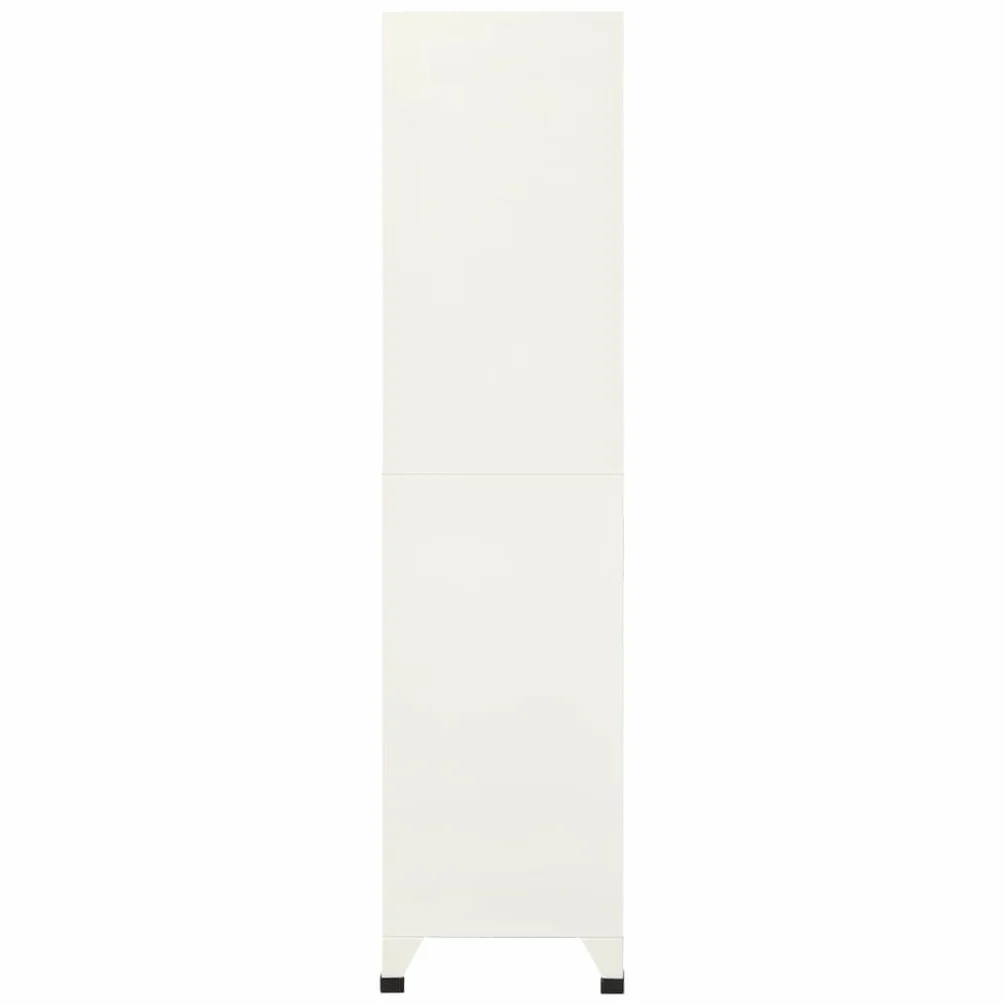 Szafka z szafką, szara i niebieska, 90 x 45 x 180 cm, wytrzymała szafka z 6 zamykanymi drzwiami, łącznie z wieszakiem na ubrania do biura i szkoły, uniwersalna szafka do przechowywania