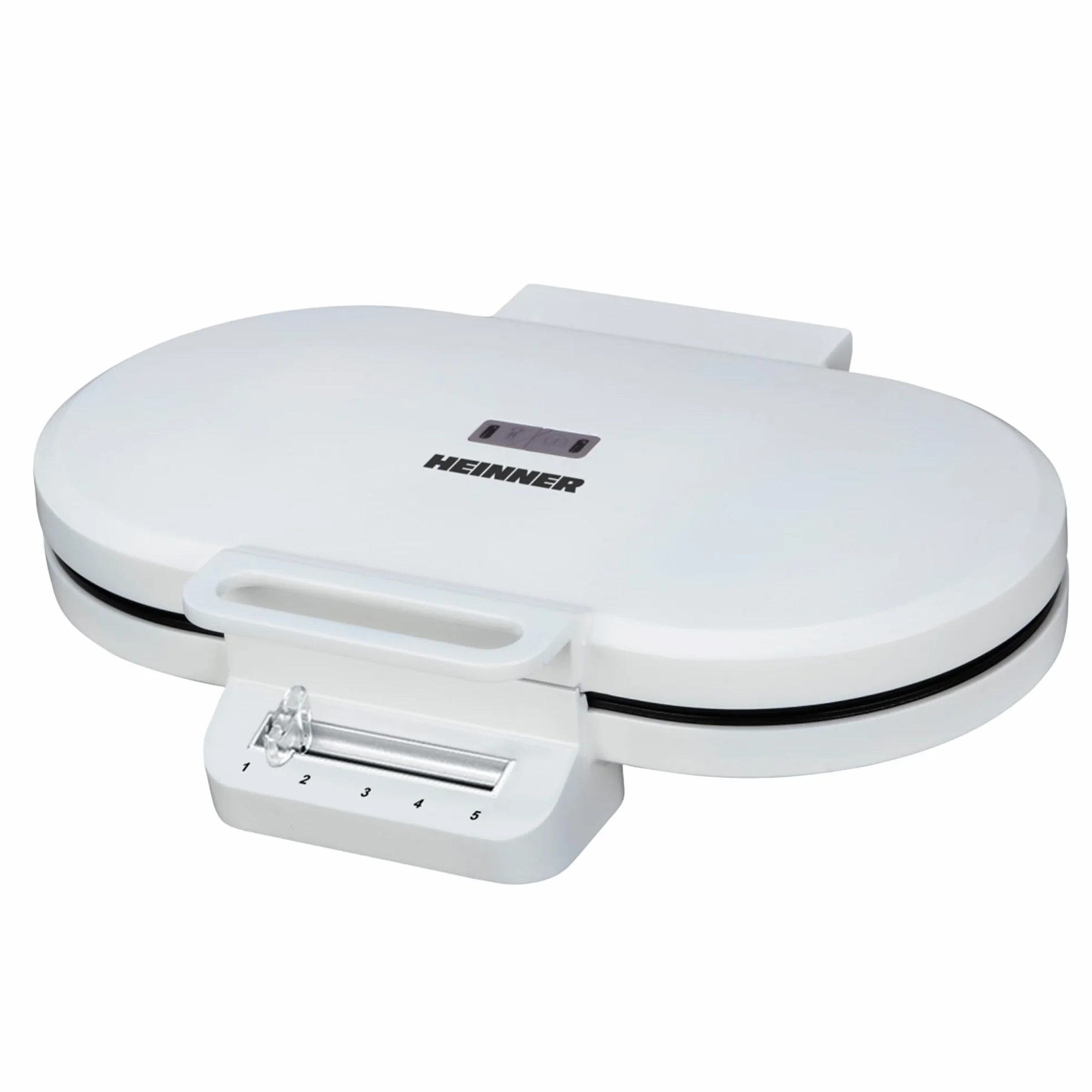 HWF-F14002WH gofrownica – 1400 W, powłoka nieprzywierająca, regulowany termostat, przechowywanie w pionie, kolor biały