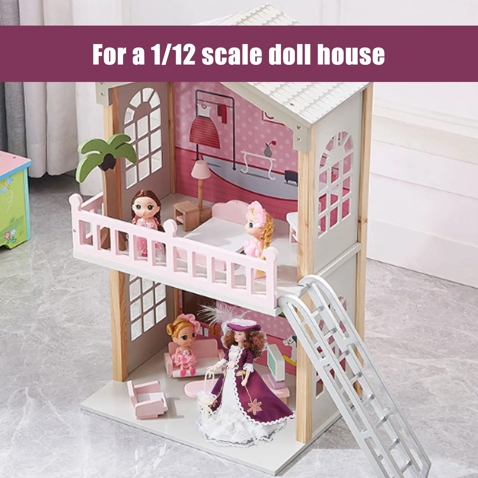 Miniaturowe Porcelanowe Ludziki, Lalka Ceramiczna z Ruchomymi Kończynami do Dekoracji Domku dla Lalek, Idealny Prezent dla Kolekcjonerów Lalek i Wystrój Domu