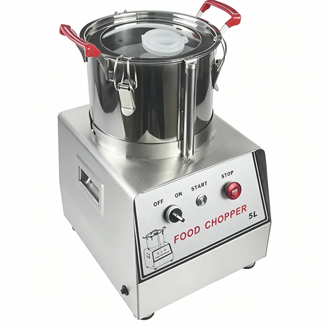 5L/7L/10L/15L komercyjny siekacz do żywności, 950W/1100W/1800W elektryczny robot kuchenny ze stali nierdzewnej, wielofunkcyjna maszynka do mięsa i warzyw do kuchni restauracyjnej (7l)