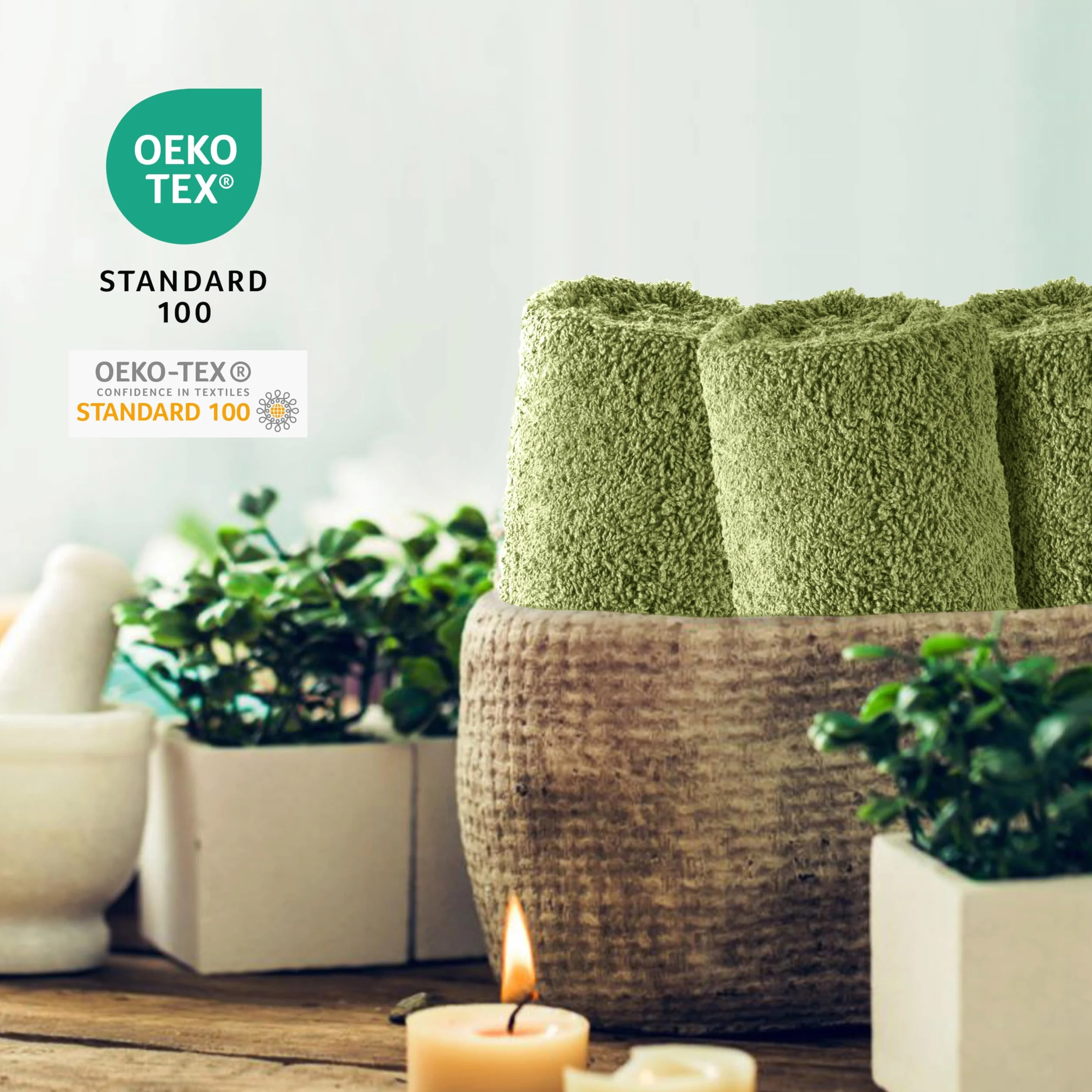 SweetNeedle 6-częściowy zestaw ręczników – 2 ręczniki kąpielowe, 2 ręczniki do rąk i 2 ściereczki do codziennego użytku, hotel, spa, jakość, miękkie, wysoce chłonne, szybkoschnące, lekkie,