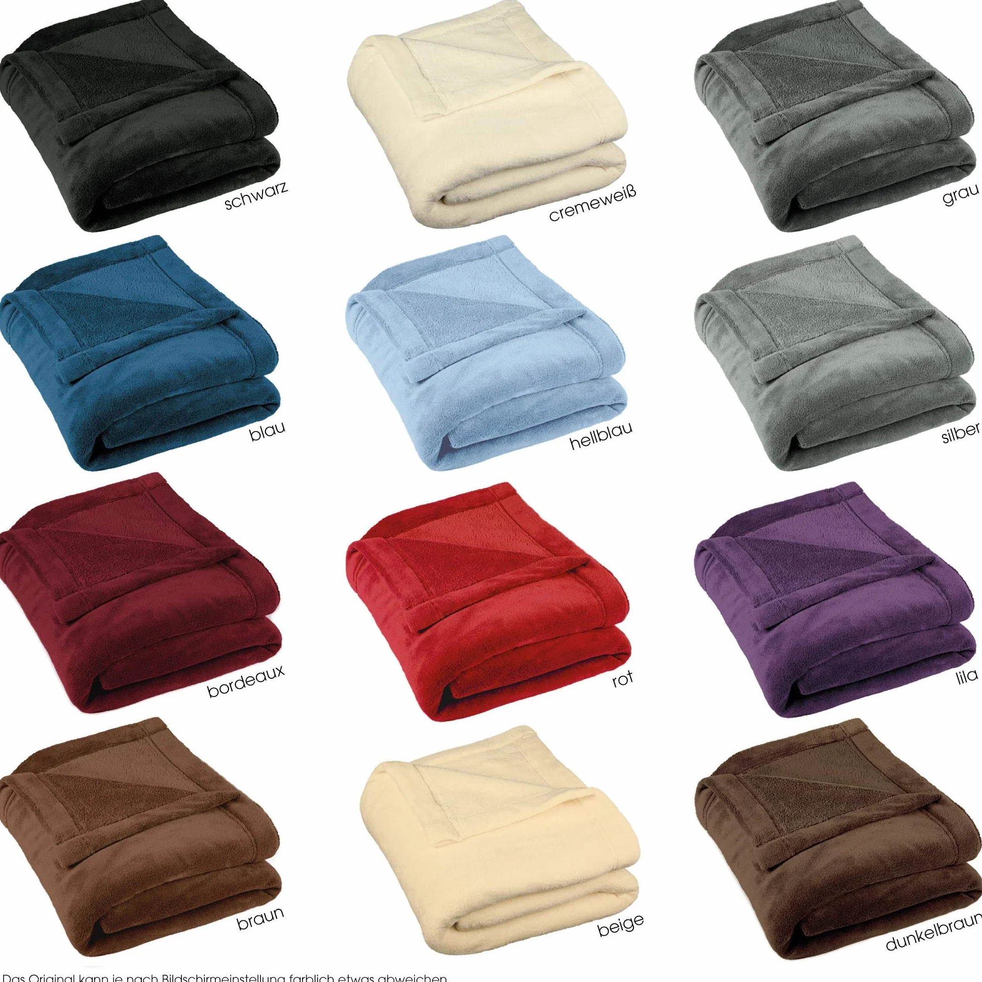 CelinaTex koc puszysty 150 x 200 cm srebrnoszary kocyk sofa ciepły koc miękki polar z mikrofibry OEKO-TEX Montreal