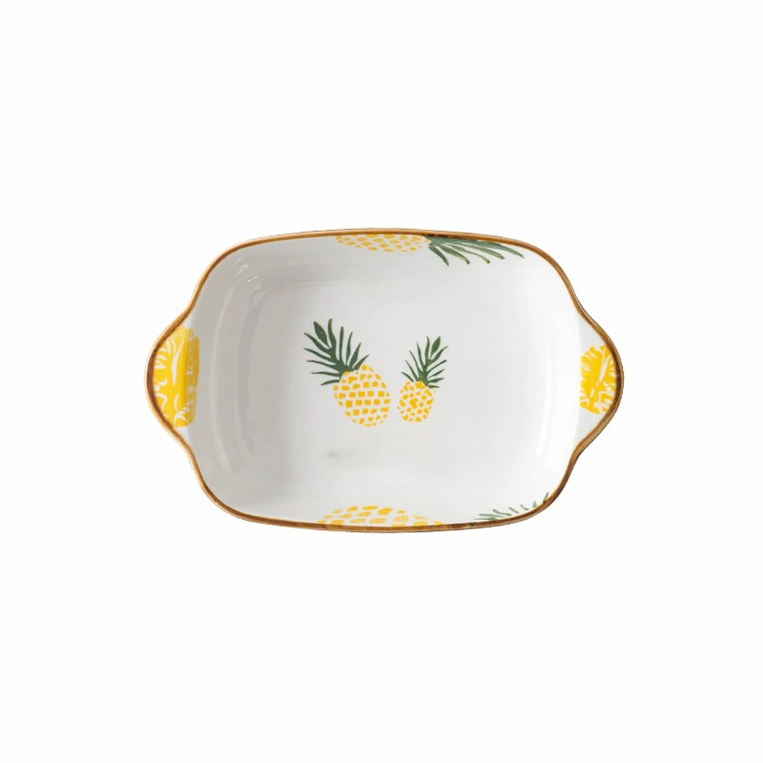 Obuuszne naczynie do pieczenia, naczynia do pieczenia Prostokątna płyta do pieczenia Ceramiczne naczynia do pieczenia z obuusznym piekarnikiem Kuchenka mikrofalowa Naczynie do pieczenia Domowa taca po