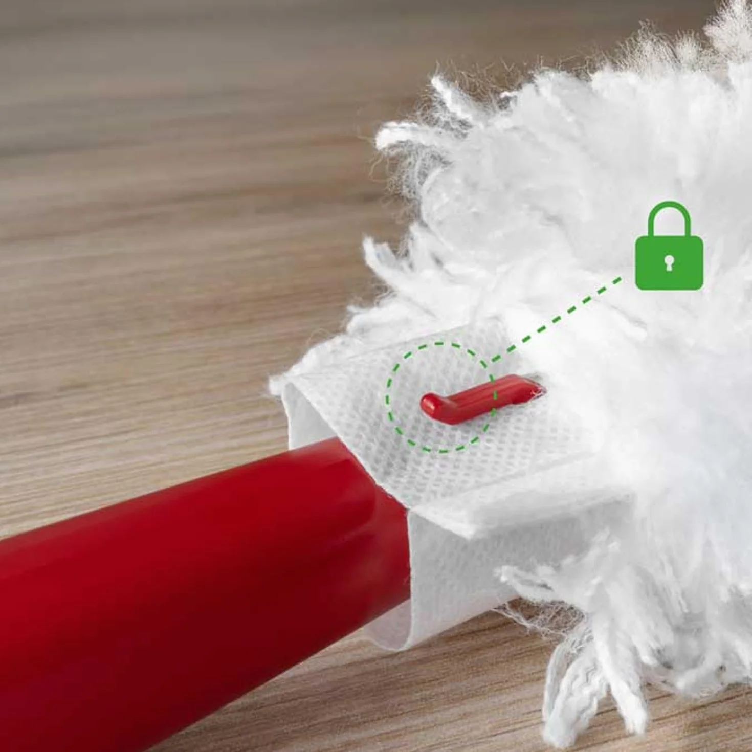 Vileda Flex & Catch wkłady – zestaw 10 sztuk, konstrukcja 360°, technologia blokady kurzu, biały