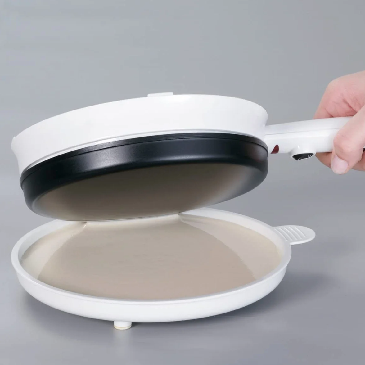 Cloer 677 Crêpes-Maker-Cordless na cienkie naleśniki, 700 W, Powierzchnia do pieczenia 18,5 cm Ø
