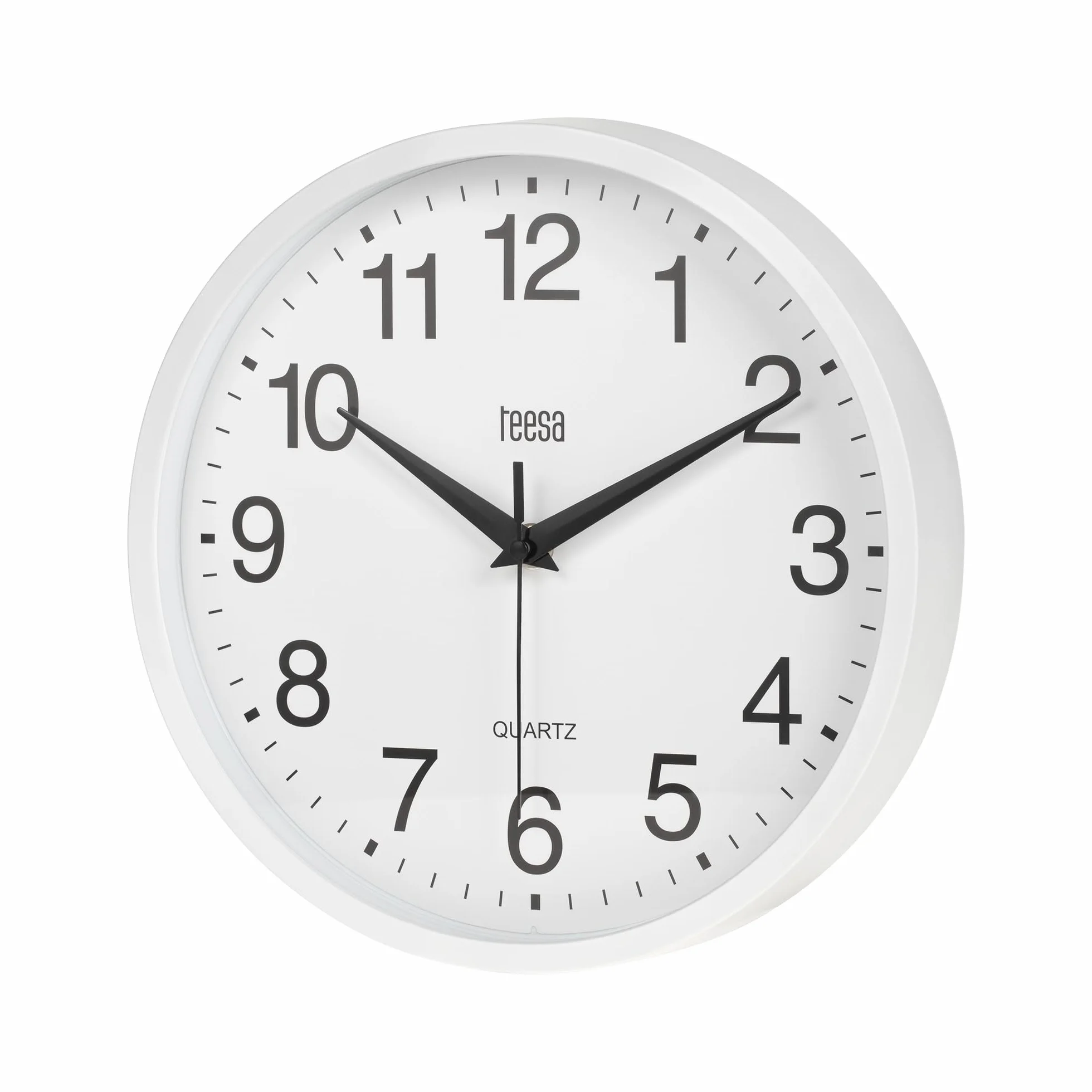 Teesa Zegar Analogowy Ścienny Uniwersalny 25 cm TSA0037 Biały