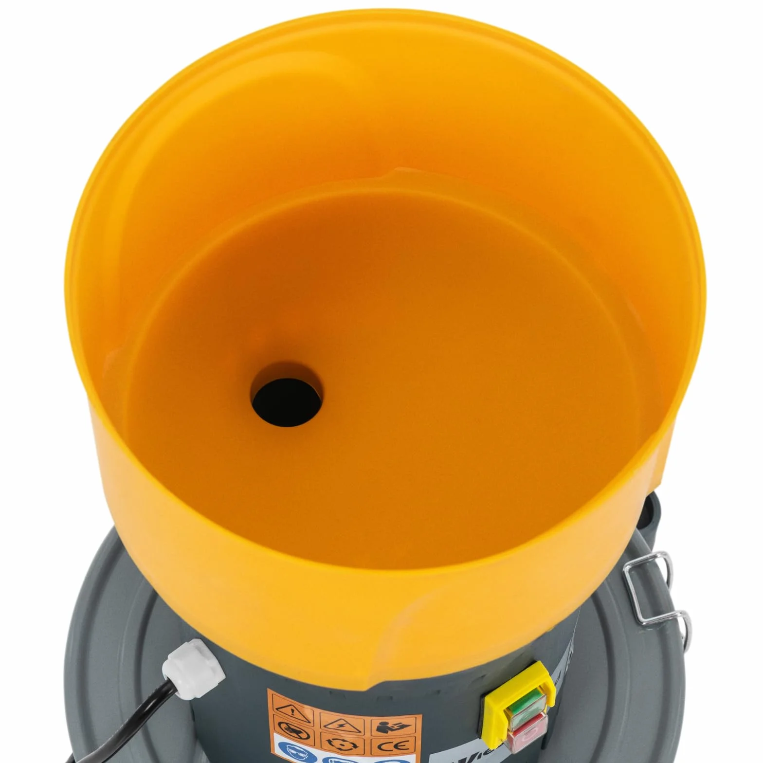 Elektryczny młynek do zboża z pojemnikiem na ścinki 25 l i 5 sitek 300 kg/h 1300 W młynek do zboża