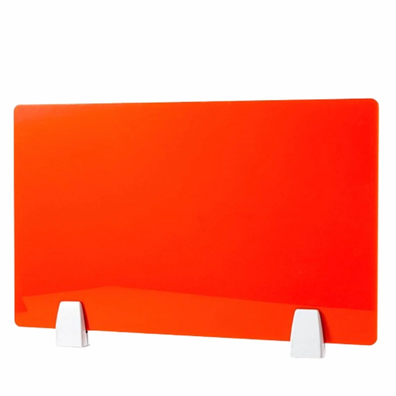 Akrylowa przegroda na biurko do biblioteki biurowej, separatory książek, czerwony panel (90 x 30 cm) z bezpłatnymi akcesoriami, zwiększenie prywatności i nizat