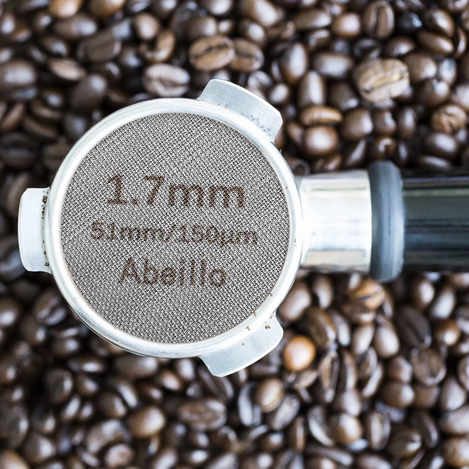 Abeillo Sitko do espresso, 51 mm, grubość 1,7 mm, 150 μm, filtr do kawy wielokrotnego użytku, dolne sitko prysznicowe do filtra espresso, stal nierdzewna 316 (51 mm)