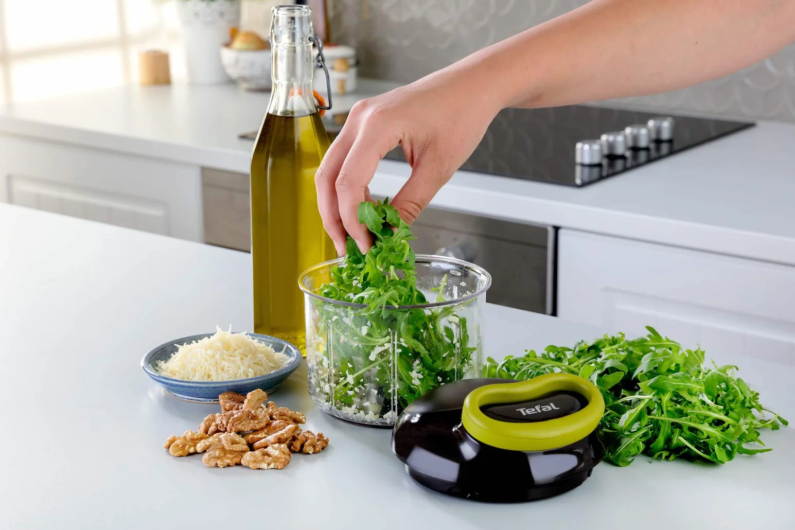 Tefal Rozdrabniacz Kuchenny 900 ml Czarny/Zielony