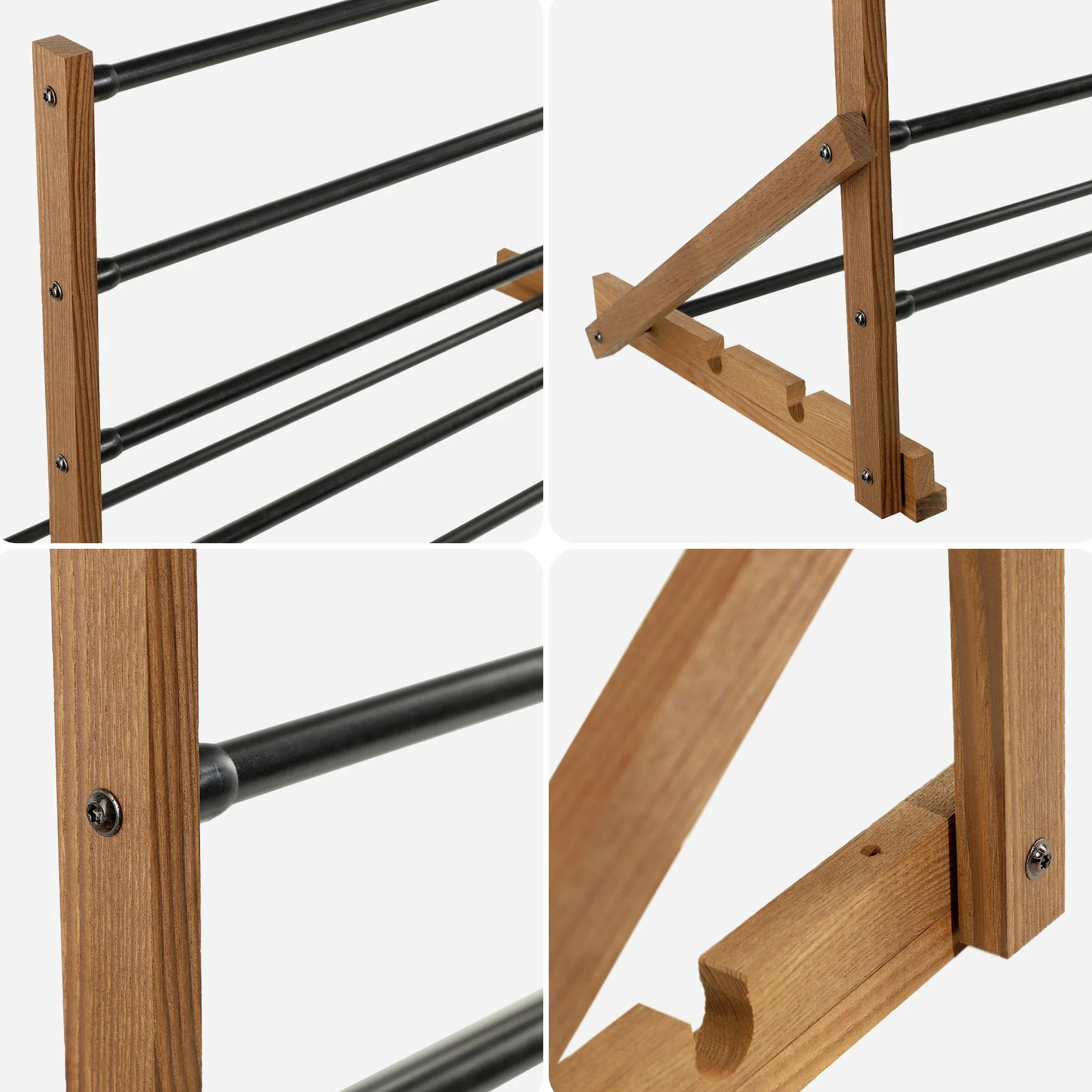 KADAX Suszarka na pranie wieżowa 85x39.5cm Oszczędza miejsce po złożeniu, stabilna konstrukcja i pewne oparcie, do mieszkania, na balkon i taras