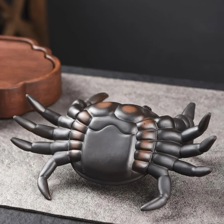 Herbata Zwierzęta Ceramiczne Fioletowy Piasek Kung Fu Zestaw Herbaty Kreatywna Herbata Ozdoby dla Zwierząt Krab Herbata Zabawa Stół Zwierzę Fortuna Figurki