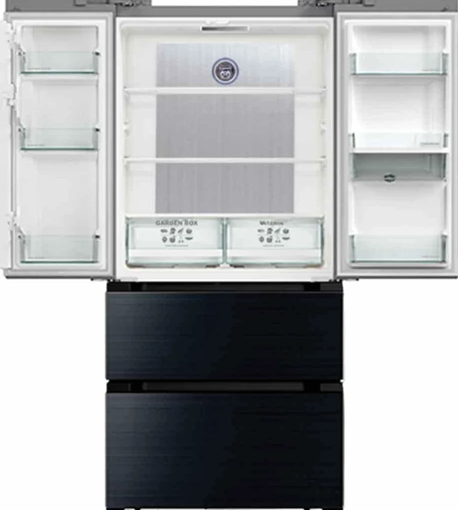 Kaiser Lodówka Side-by-Side KS 80420 RS czarna + IceBox | lodówko-zamrażarka | efekt Anti-Touch | No Frost | Cloud Fresh | dozownik wody | IceMaker | VitaminPLUS | Super Frost | 506 l