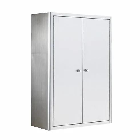 Regulowany stojak do przechowywania ze stali nierdzewnej – naścienna szafka kuchenna i pływająca szafka na pranie nad toaletą do łazienki i salonu (45 x 65 x 25 cm)