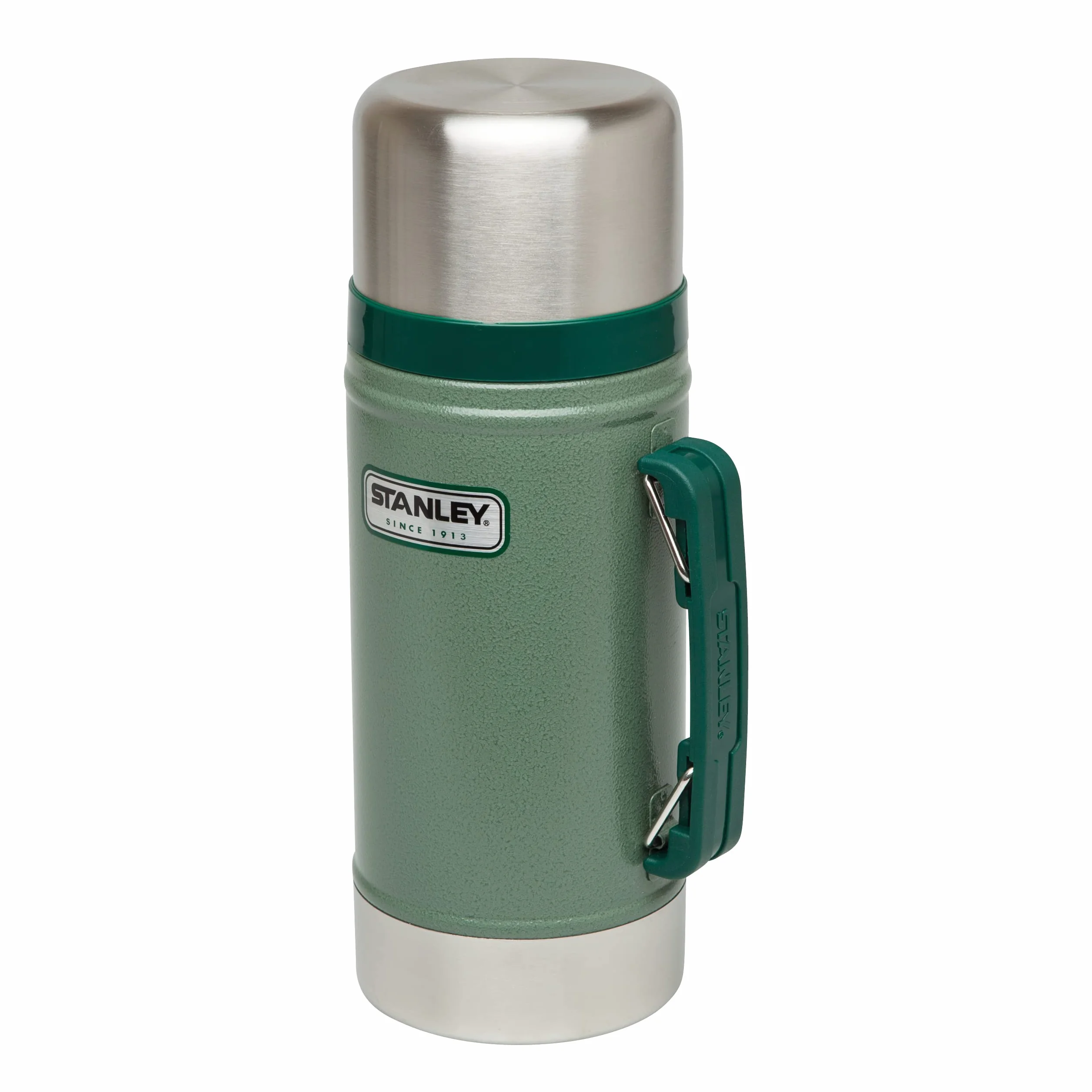 Stanley 1913 Classic Legendary Food Jar 0.7L Hammertone Green - Termos do żywności ze Stali Nierdzewnej Bez BPA - Do Mycia w Zmywarce