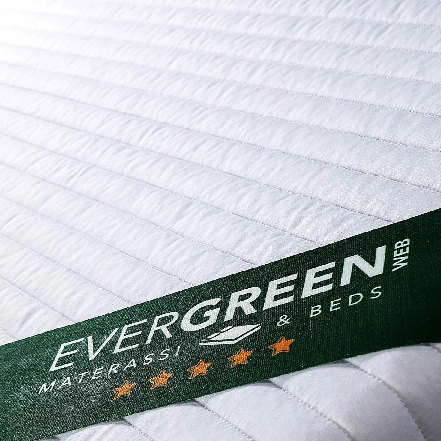 Evergreenweb Ortopedyczny materac z pianki z pamięcią kształtu, 80 x 190 cm, 22 wysokości + 1 poduszka z płatków z pianki z pamięcią kształtu, materac z zimnej pianki z efektem masażu, zdejmowana