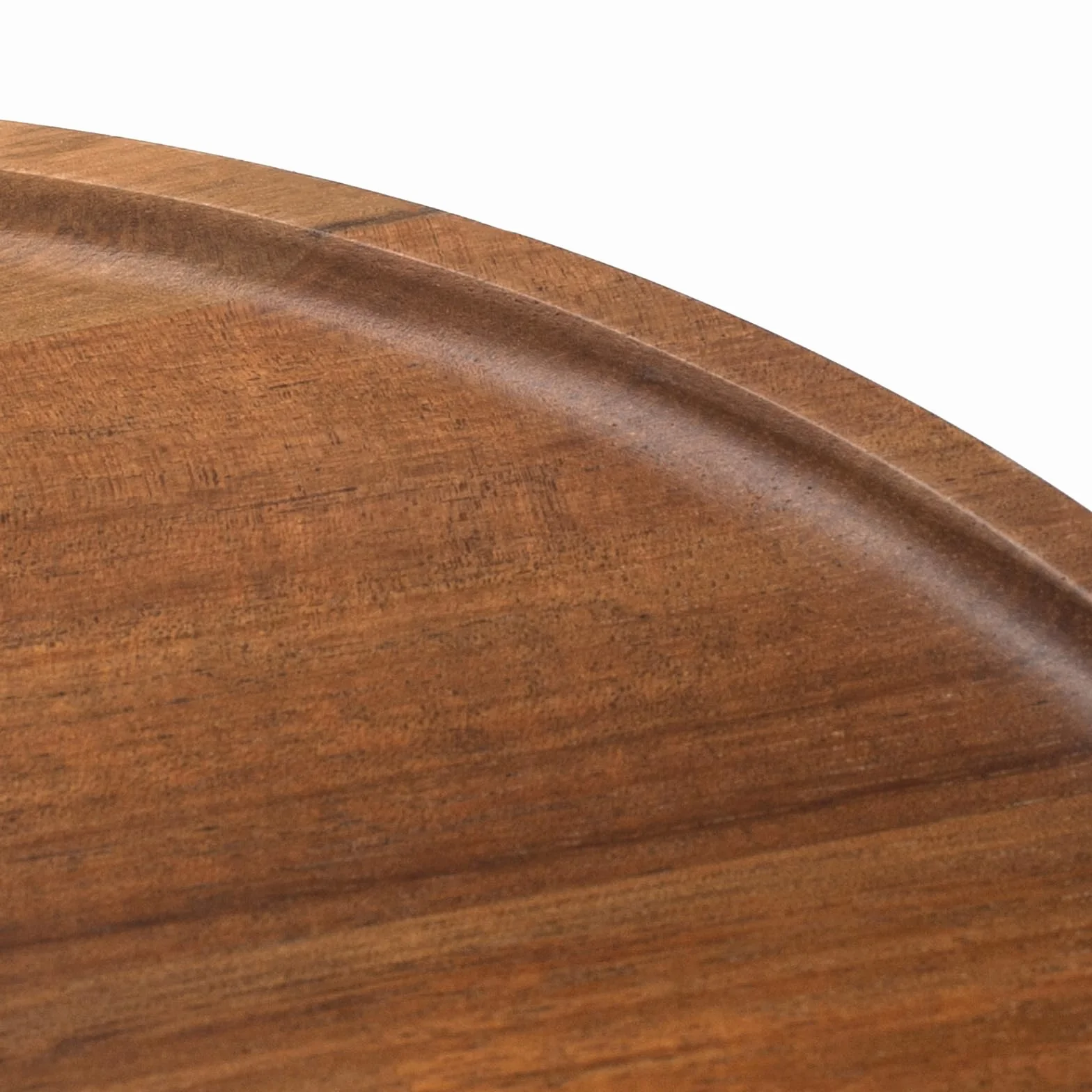 Okrągła drewniana taca z drewna akacjowego, dekoracyjna taca do serwowania na stolik kawowy i wystrój domu, drewniana tablica do wędlin na blat kuchenny, 20 cm