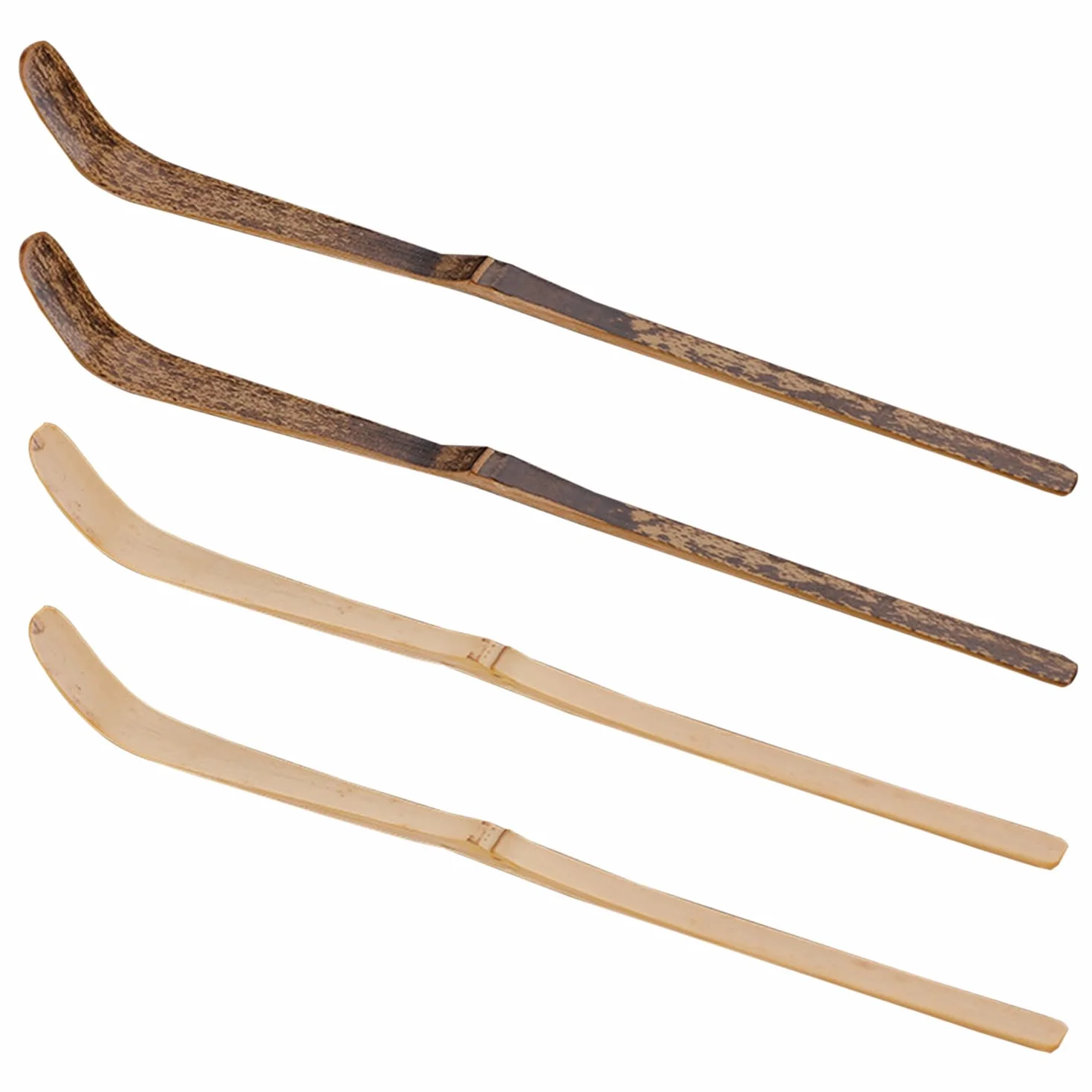 Zestaw 2 łyżek do herbaty, drewnianych łyżek, pałeczek do mieszania matchy, akcesoria do herbaty, przybory do picia herbaty, przybory kuchenne