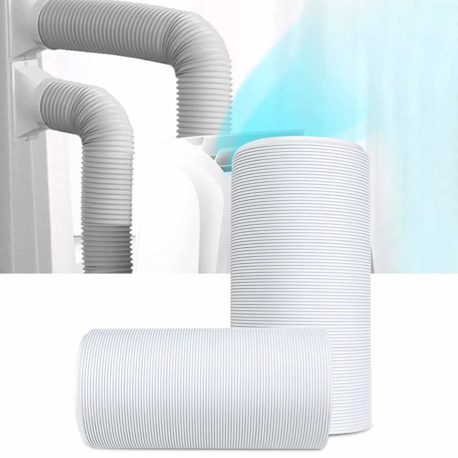Wąż Wydechowy Elastyczny Uniwersalny do Klimatyzatora 15cm x 2M