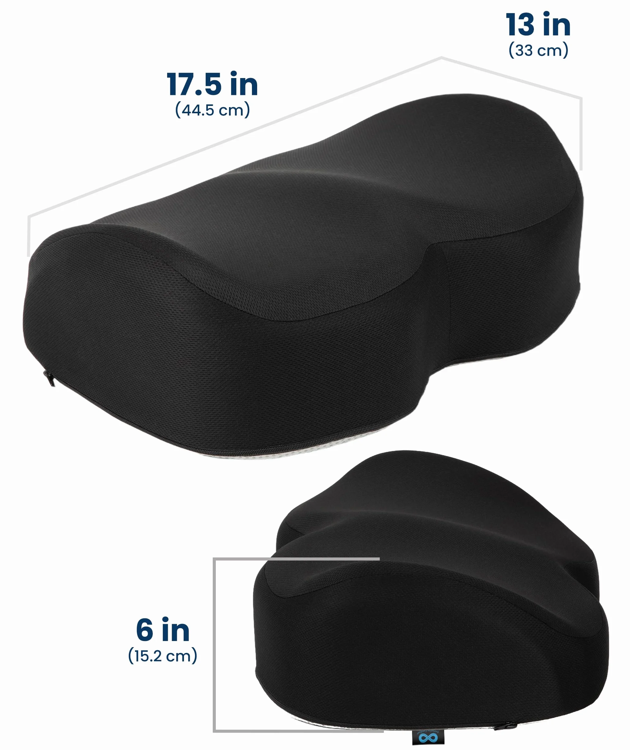 Everlasting Comfort Podnóżek pod biurko – wygodny podnóżek z pianki z pamięcią kształtu do biura i domu, zmywalny pokrowiec, antypoślizgowa podstawa, regulowany podnóżek na biegunach, akcesoria do