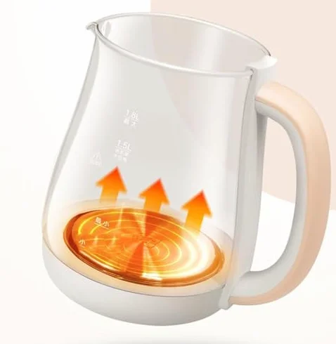 1,8L Czajnik ze szkła elektrycznego, wielofunkcyjny garnek z 20 inteligentnymi programami, Kontrola ekranu dotykowego, 304 ze stali nierdzewnej, Hot Water Teapot do kawy z herbatą, Zastosowanie w domu