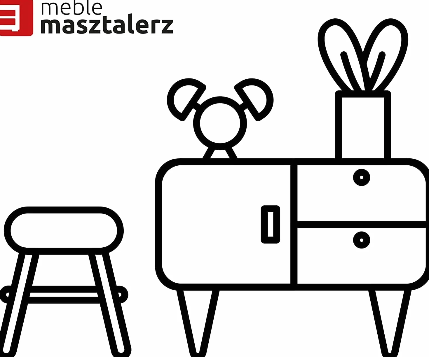 meble masztalerz Szafka RTV 130 cm - z niebieskimi LED - Czarna Fronty Wysoki Połysk - 2 x Drzwi - Szafka pod Telewizor - Wolnostojąca - Stolik do Salonu - 130x48,5x35 cm